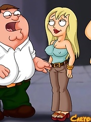 Peter and Quagmire gangbang hot blonde Gillian