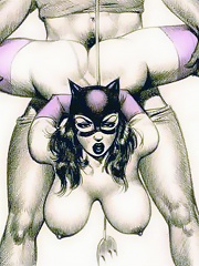 CatWoman was fucked by erected dick